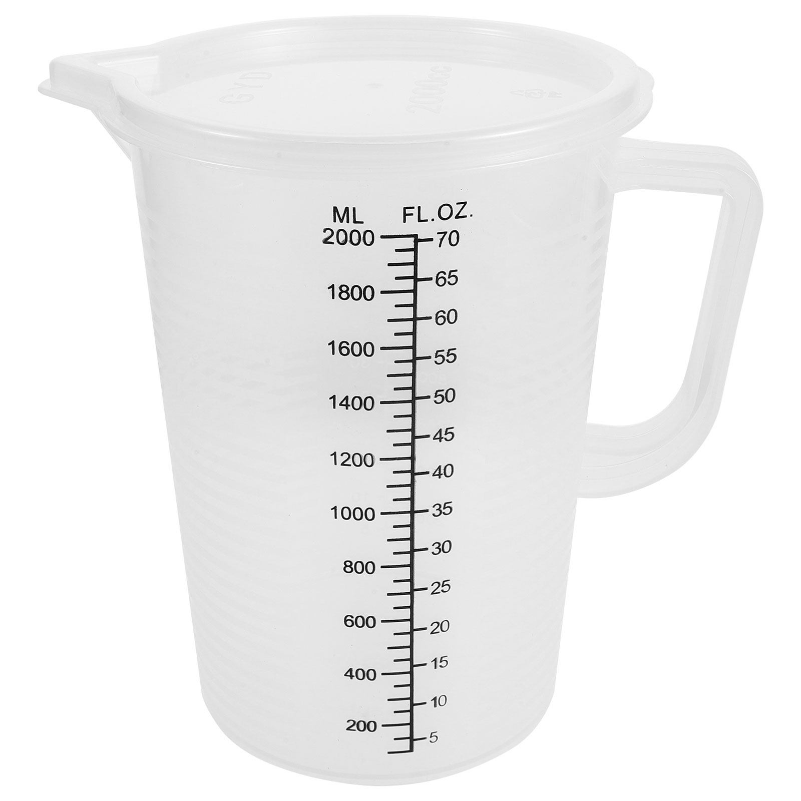Kitchen Baking Containers - Tazas medidoras de 2,0 l, graduaciones
