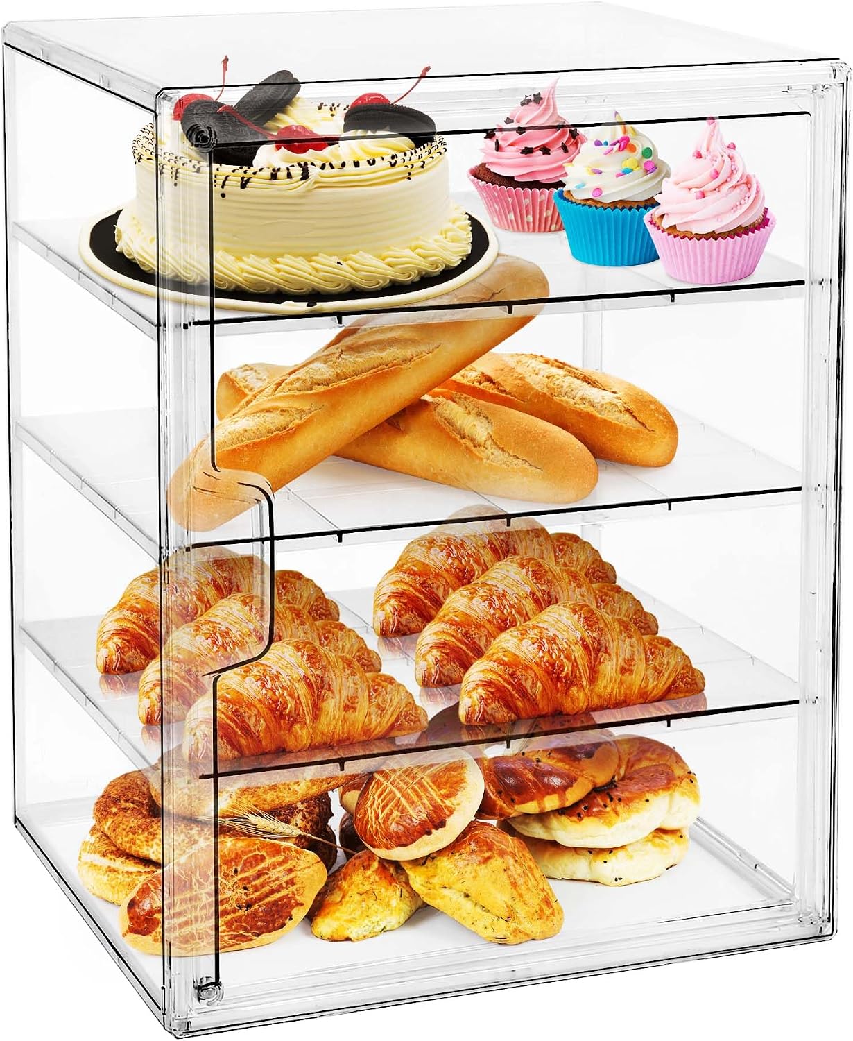Kitchen Baking Containers - Vitrina para pasteles, caja de pan