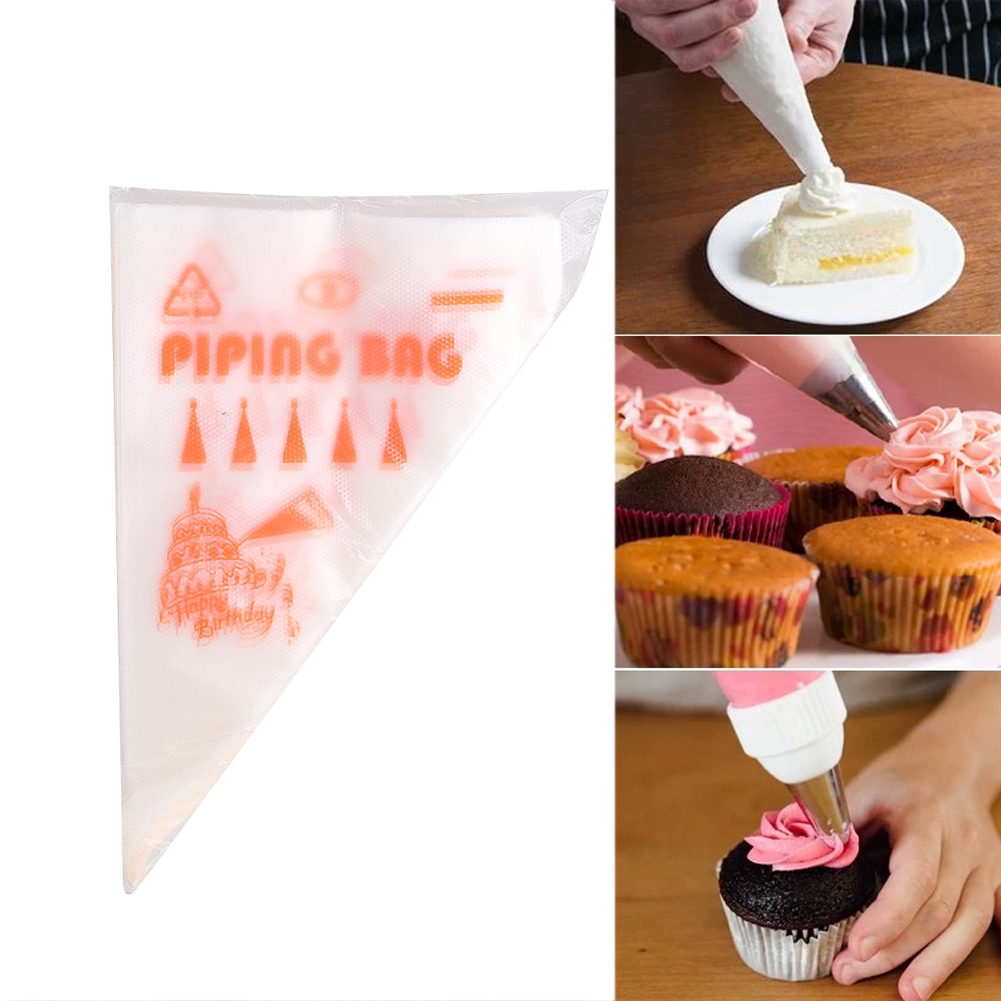 Piping Bag Disposable - 100 Bolsas de Repostería Desechables Gruesas