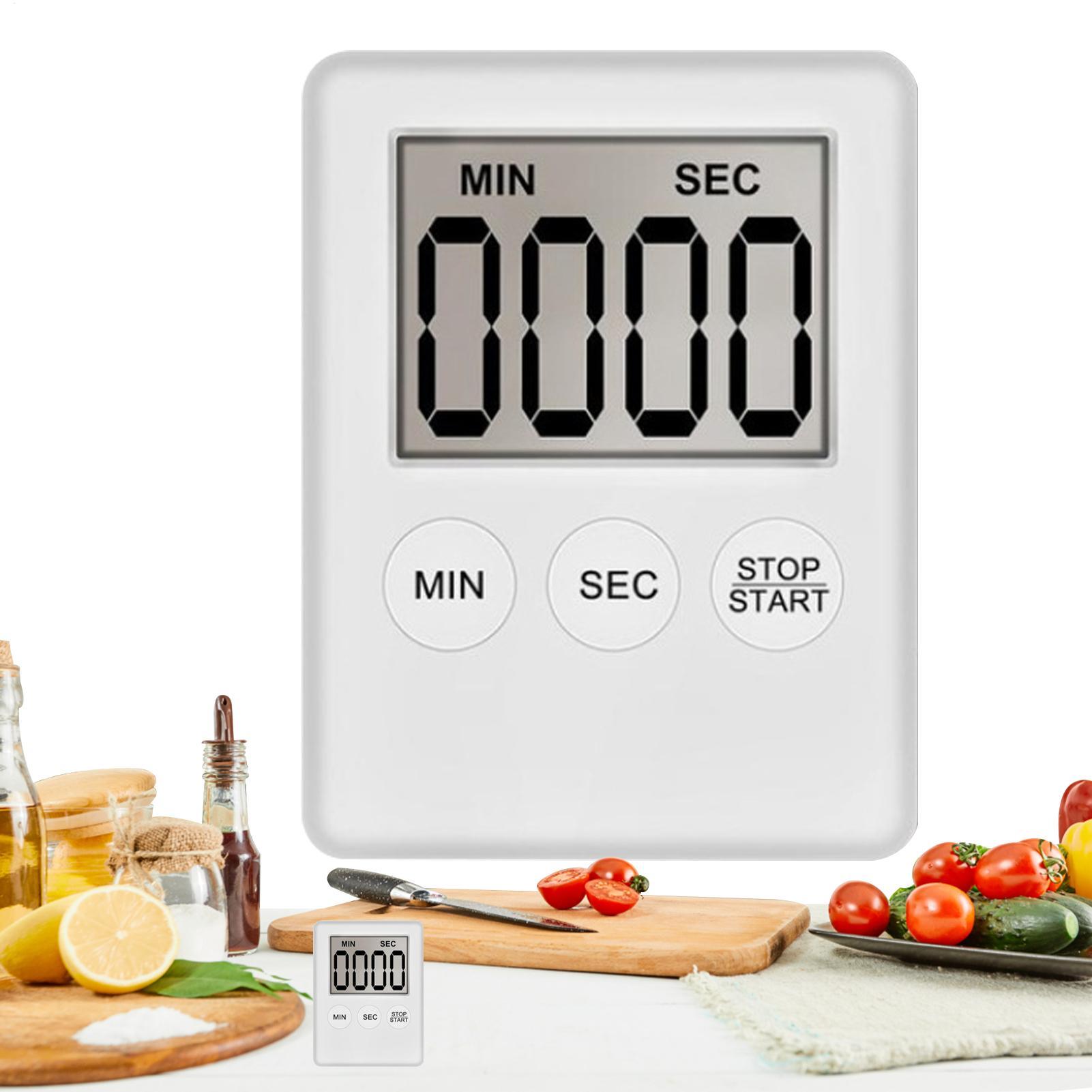 Kitchen Baking Game - Temporizador de cocina magnético, pantalla LED