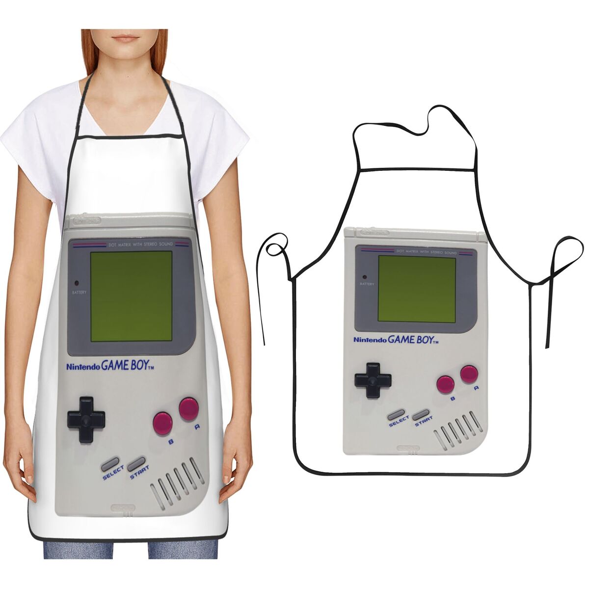 Kitchen Baking Game - Delantal de cocina Nintendo Game Boy