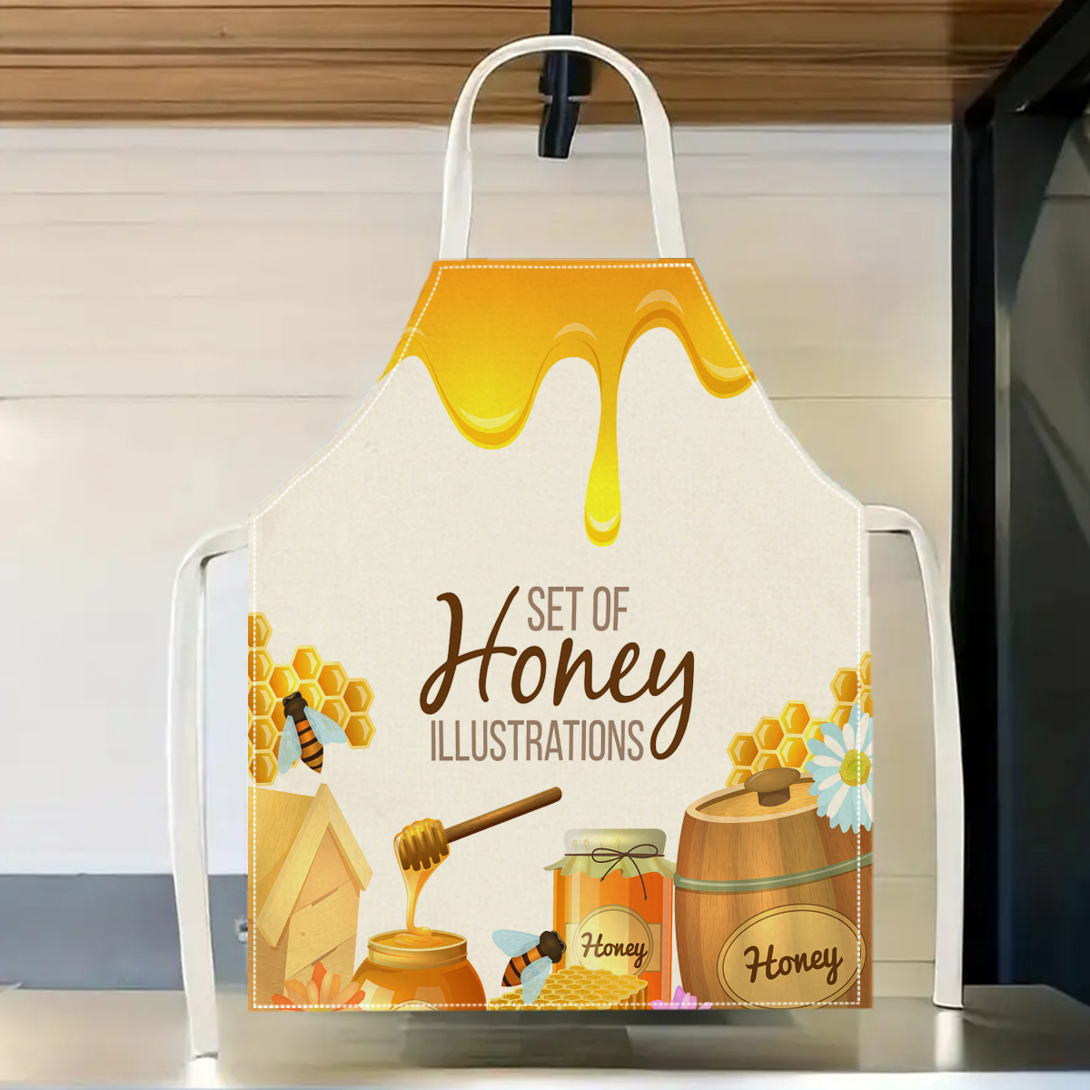 Kitchen Baking Area Ideas - Delantal con diseño de abeja, regalo