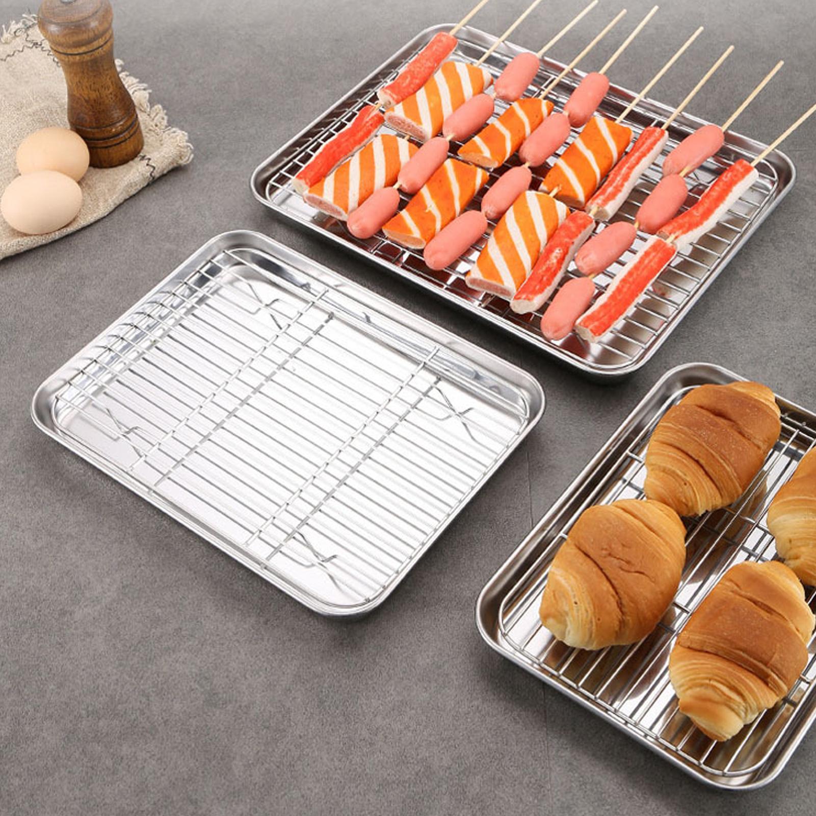 Kitchen Baking Cart - Bandeja para hornear con rejilla de