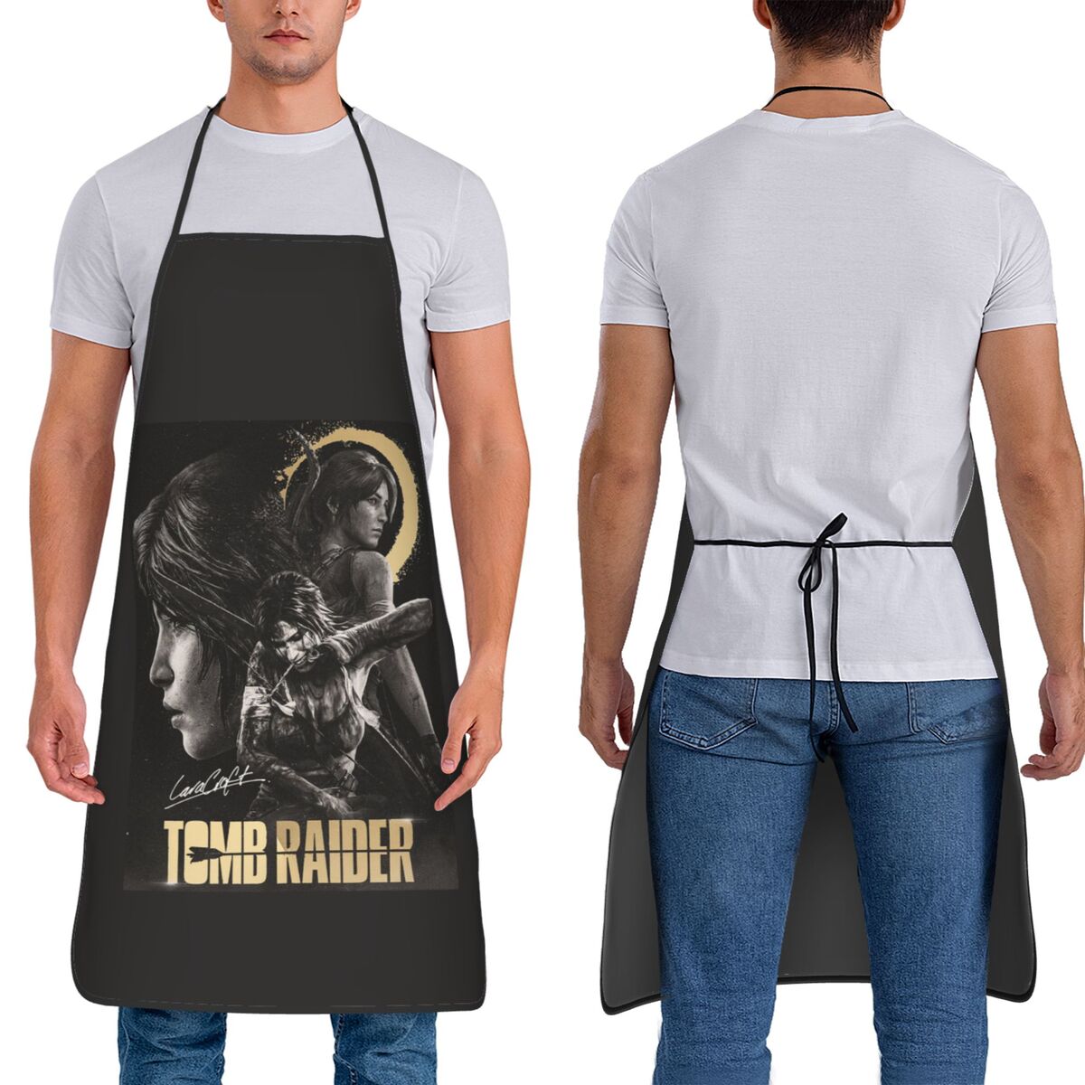 Kitchen Baking Game - Delantal de Cocina Raider Lara Croft