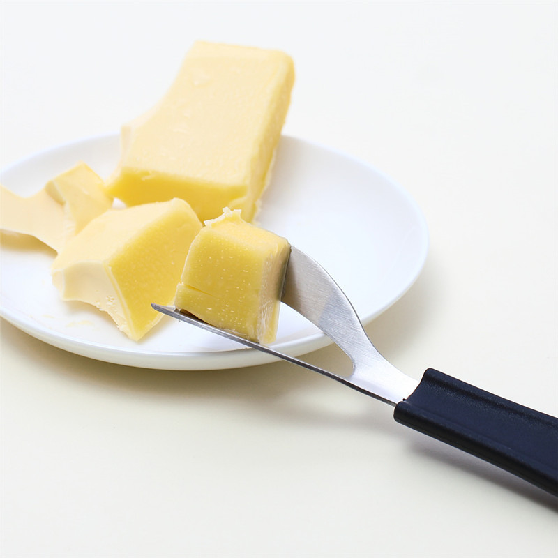 Kitchen Baking Corner - Cortador de queso de acero inoxidable,