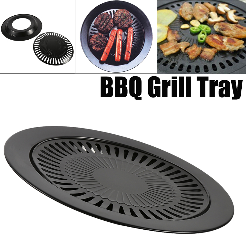 Kitchen Baking Tray Organiser - Parrilla de barbacoa sin humo, sartén