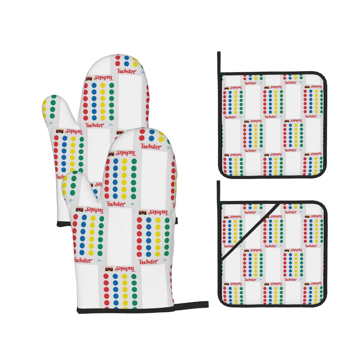 Kitchen Baking Game - Juego de 4 guantes y protectores