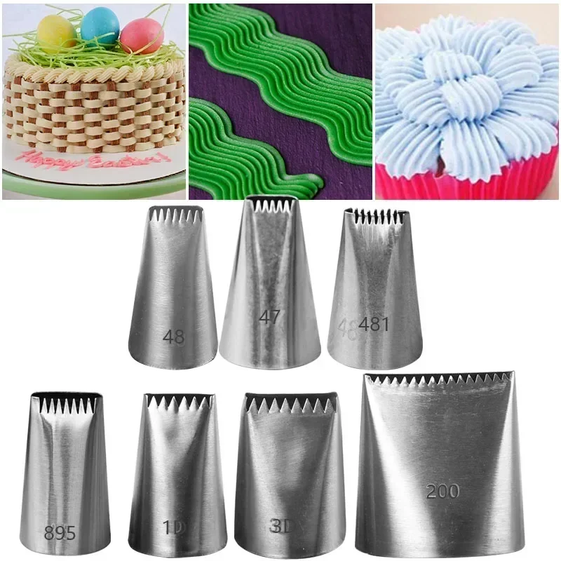 Kitchen Baking Decor - Boquillas de manga pastelera para decoración