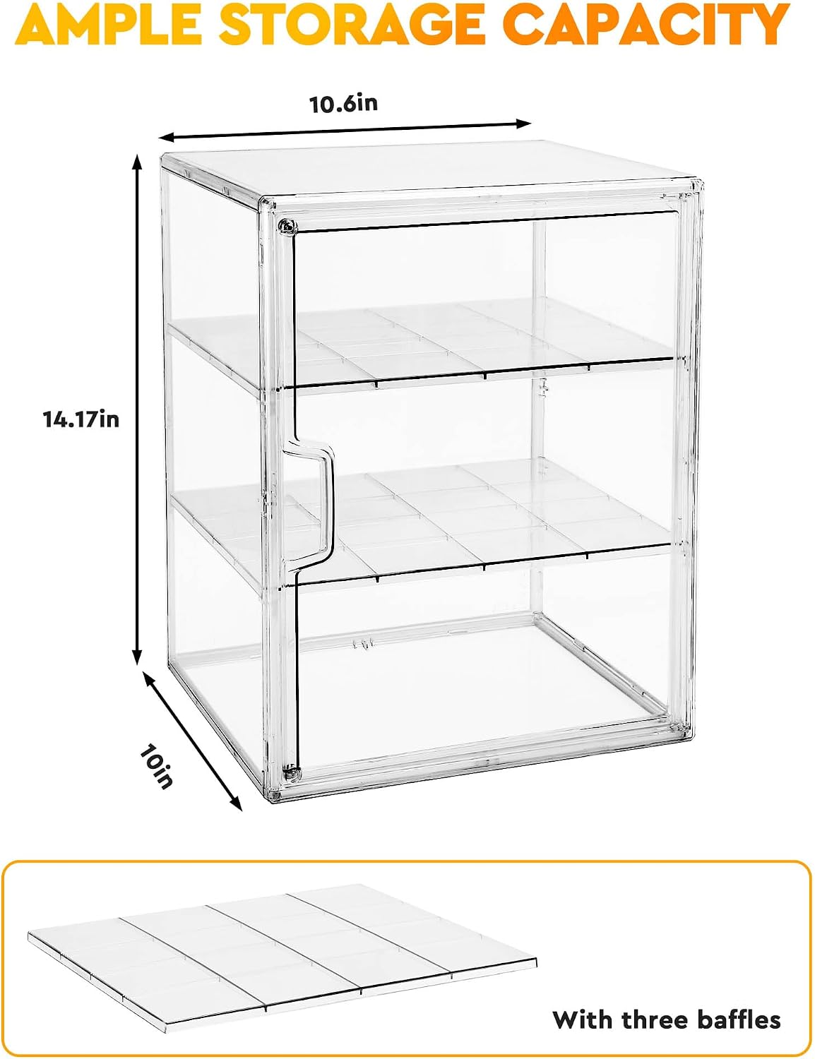 Vitrina para pasteles, caja de - Kitchen Baking Containers reseña y precio