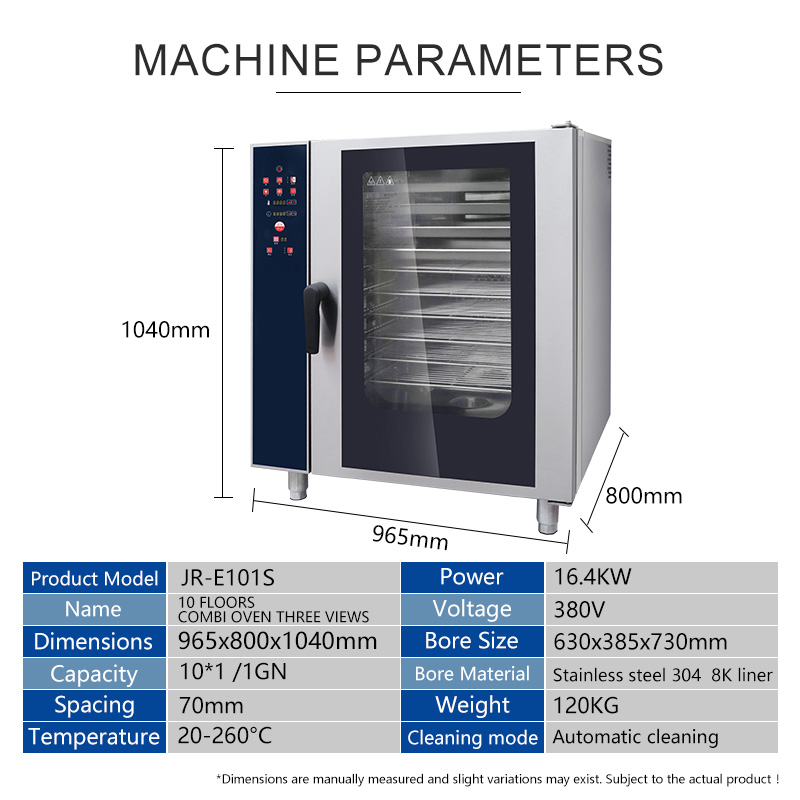 Horno de vapor eléctrico comer - Commercial Kitchen Baking Equipment reseña y precio