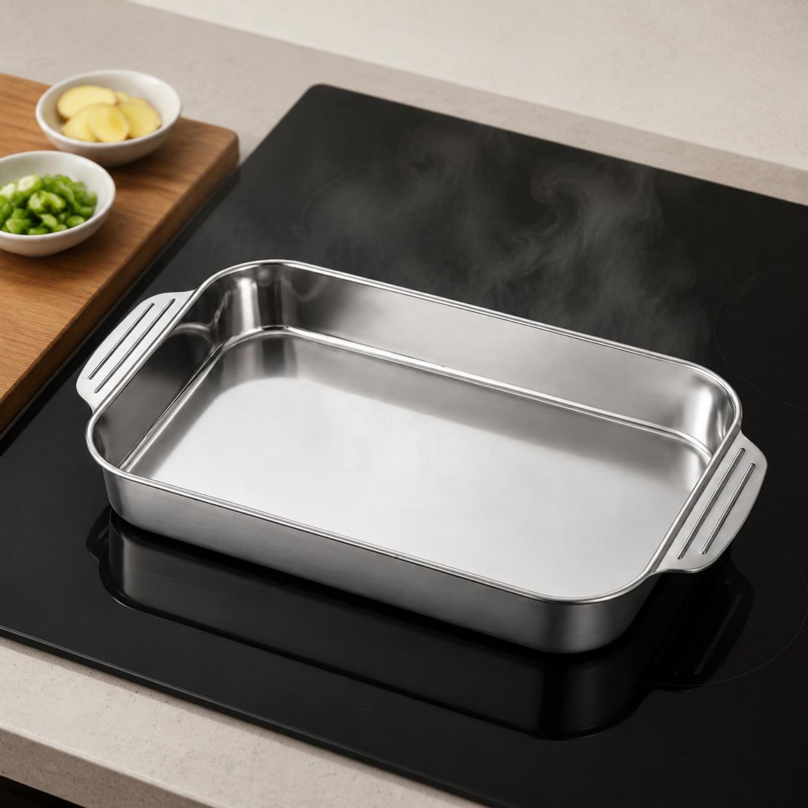 Bandeja para Asar de Acero Ino - Kitchen Baking Corner reseña y precio