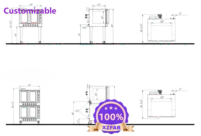 Horno de Convección Comercial  - Commercial Kitchen Baking Equipment reseña y precio