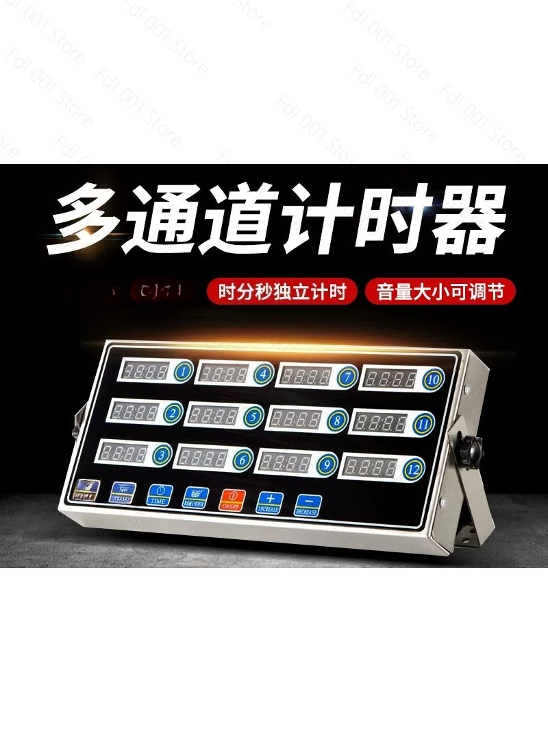 Temporizador Comercial de 12 C - Kitchen Baking reseña y precio