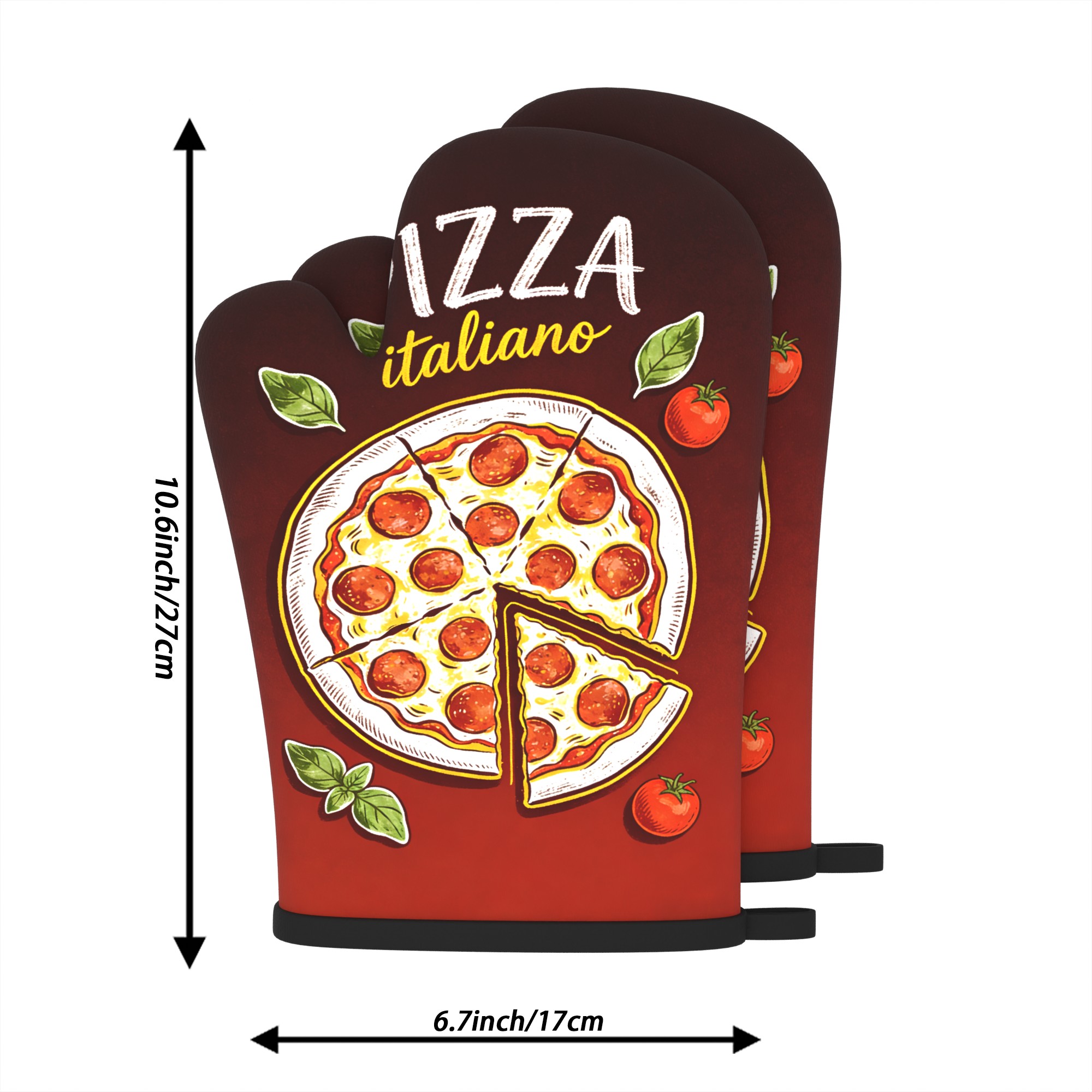 Guantes de Cocina con Estampad - Kitchen Baking Machine reseña y precio