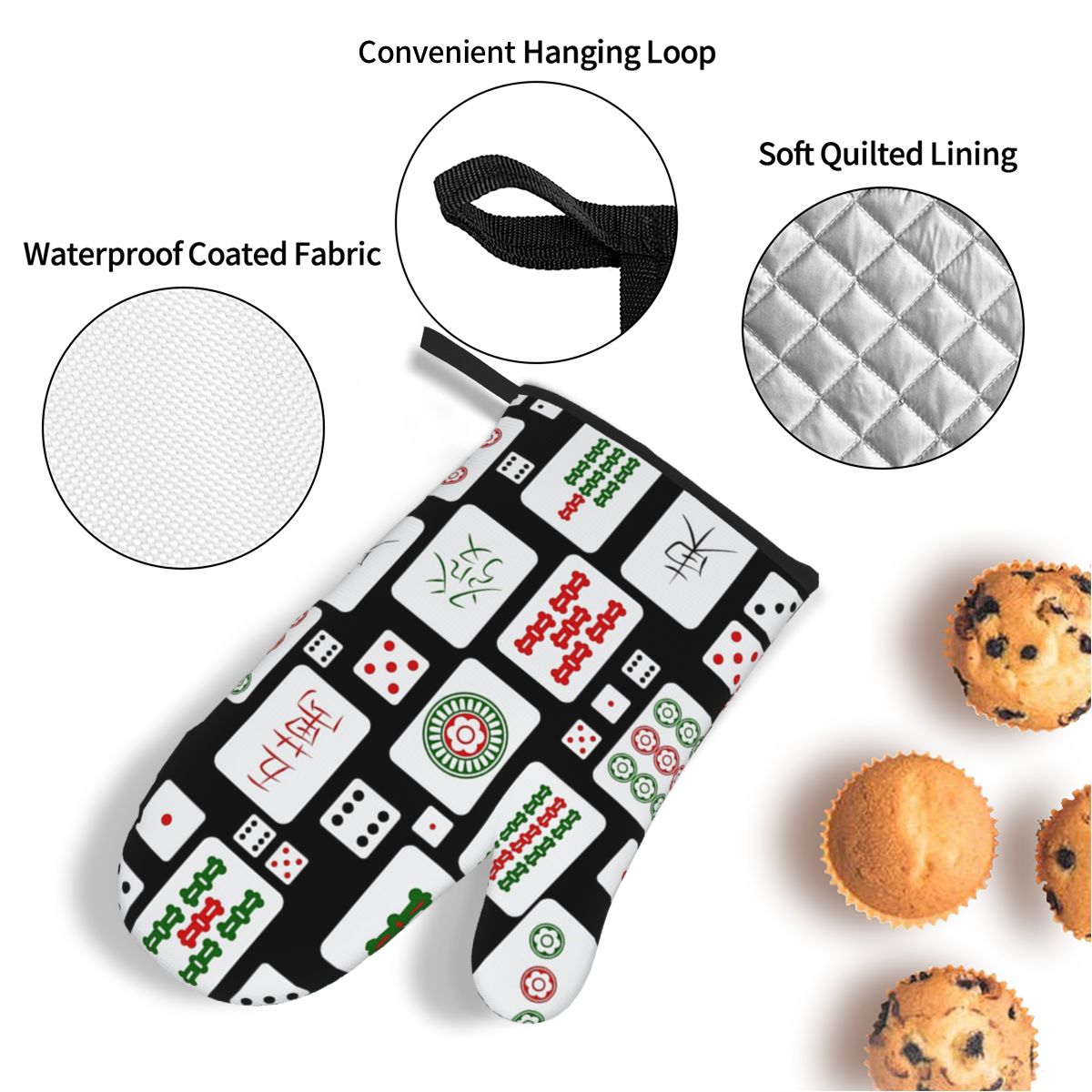 Juego de 4 guantes y protector - Kitchen Baking Game reseña y precio
