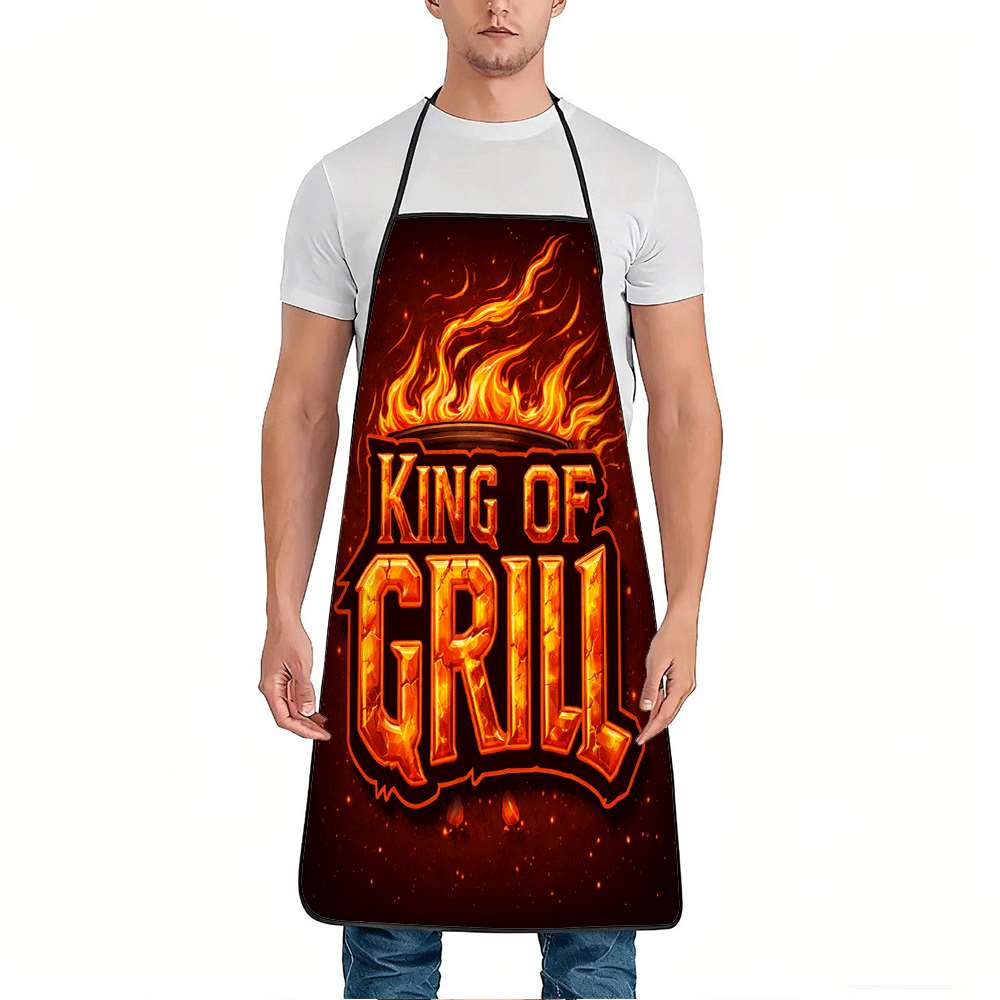 1 delantal Bbq King, delantal  - Kitchen Baking Area Ideas reseña y precio