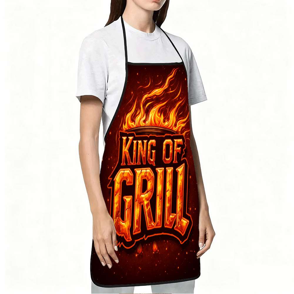 1 delantal Bbq King, delantal  - Kitchen Baking Area Ideas reseña y precio