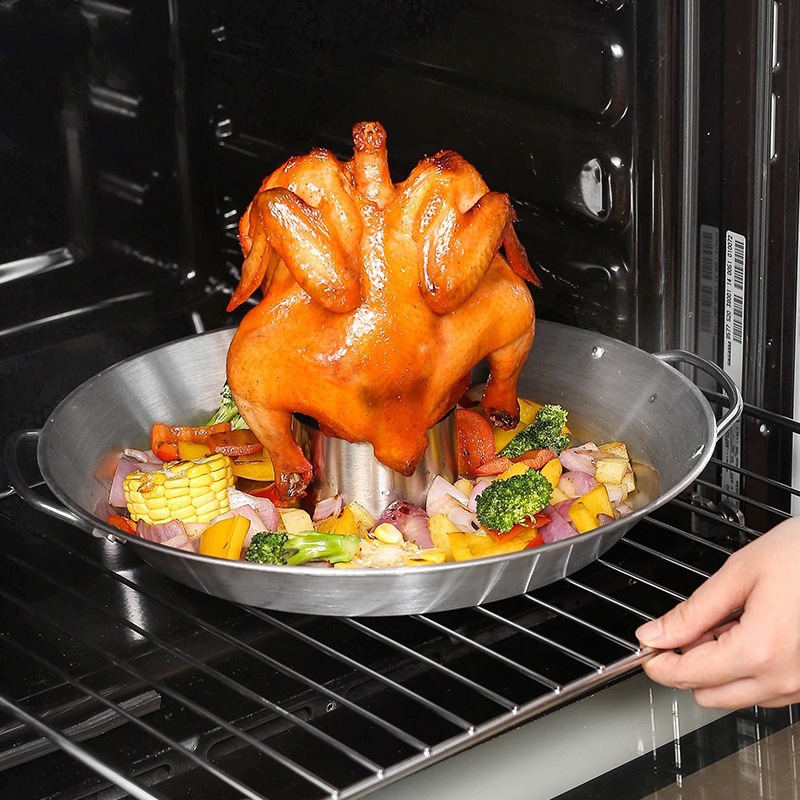 Soporte para pollo de acero in - Kitchen Baking Tray Organiser reseña y precio