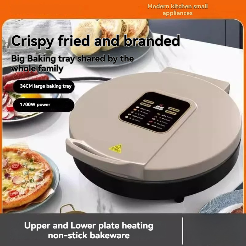 Plancha Eléctrica de Doble Car - Kitchen Baking Machine reseña y precio