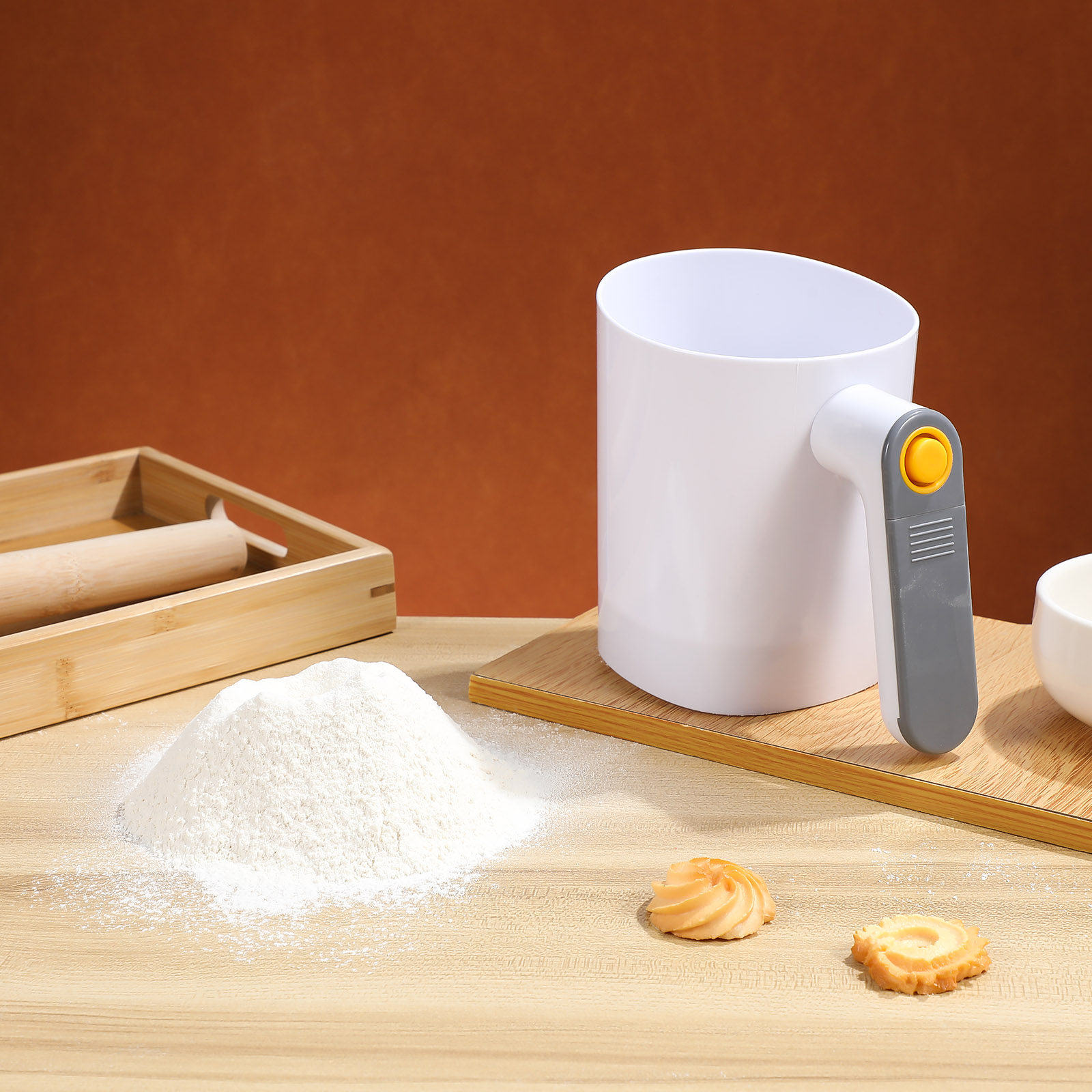 Tamizador de Harina Eléctrico  - Kitchen Baking Machine reseña y precio