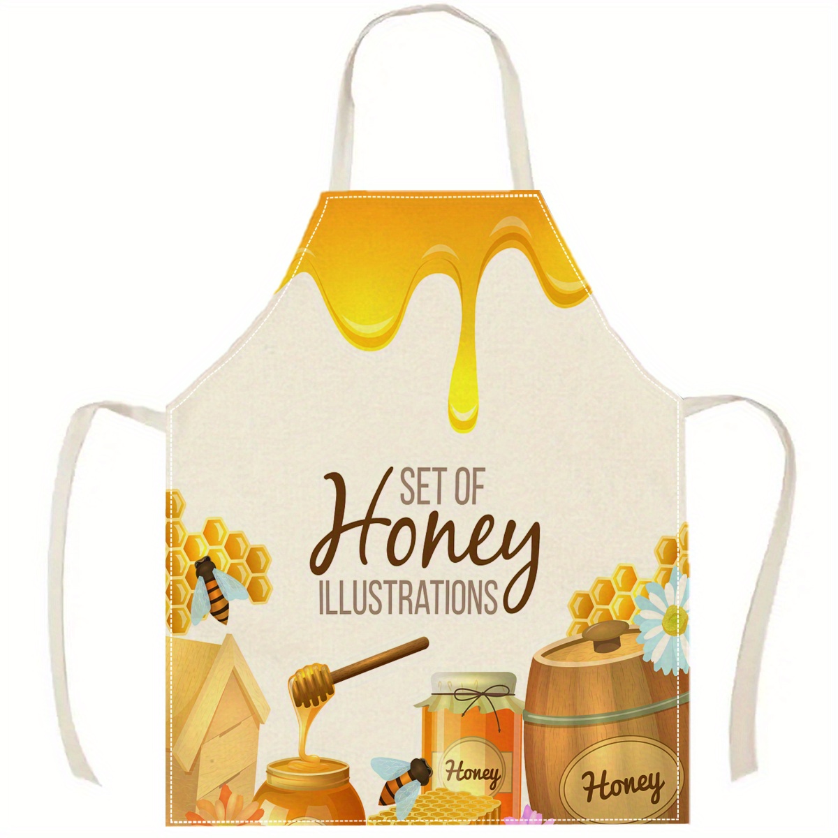 Delantal con diseño de abeja,  - Kitchen Baking Area Ideas reseña y precio