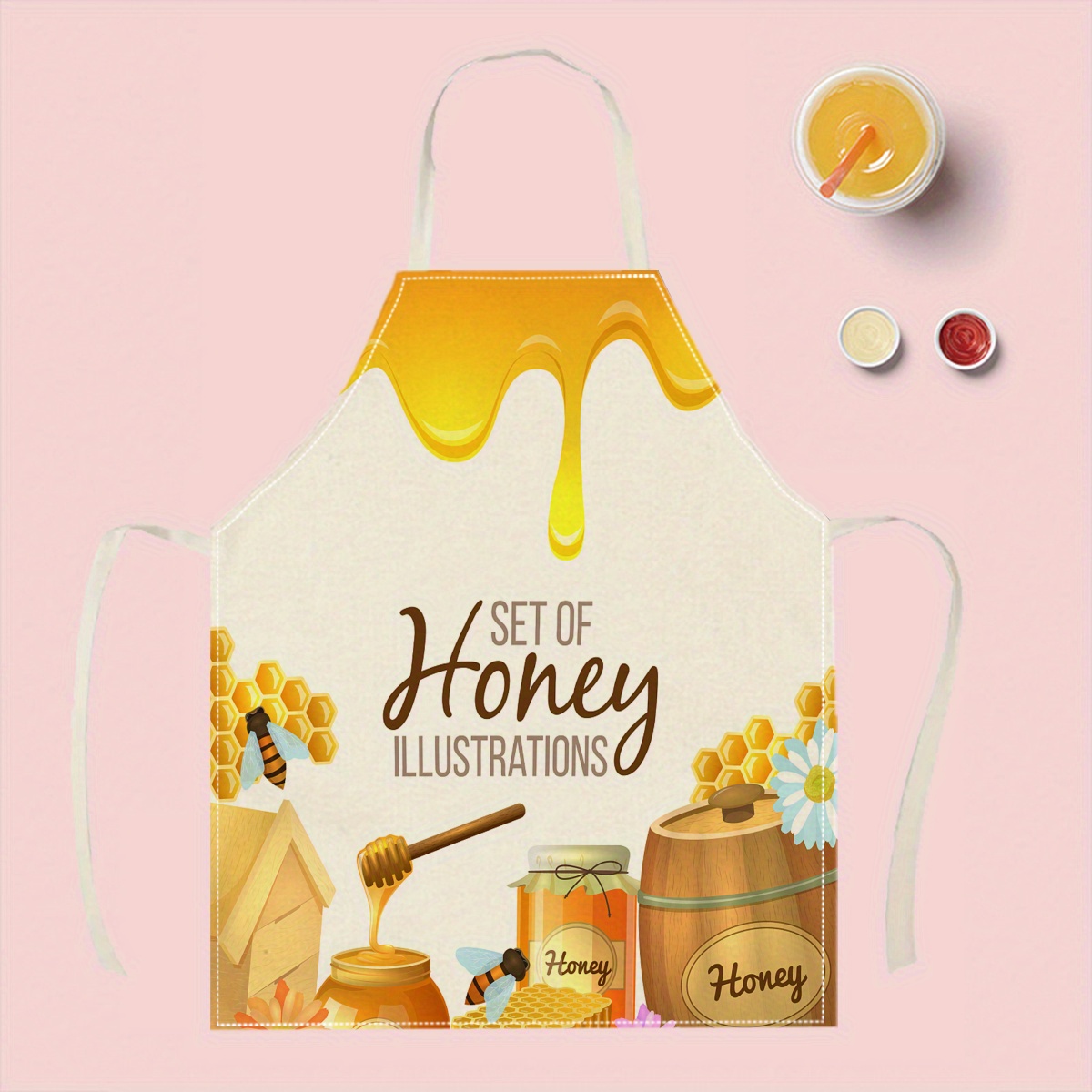 Delantal con diseño de abeja,  - Kitchen Baking Area Ideas reseña y precio