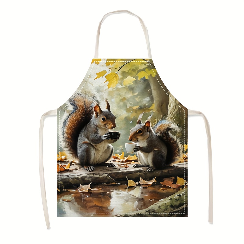 Delantal de Lino con Estampado - Kitchen Baking Area Ideas reseña y precio