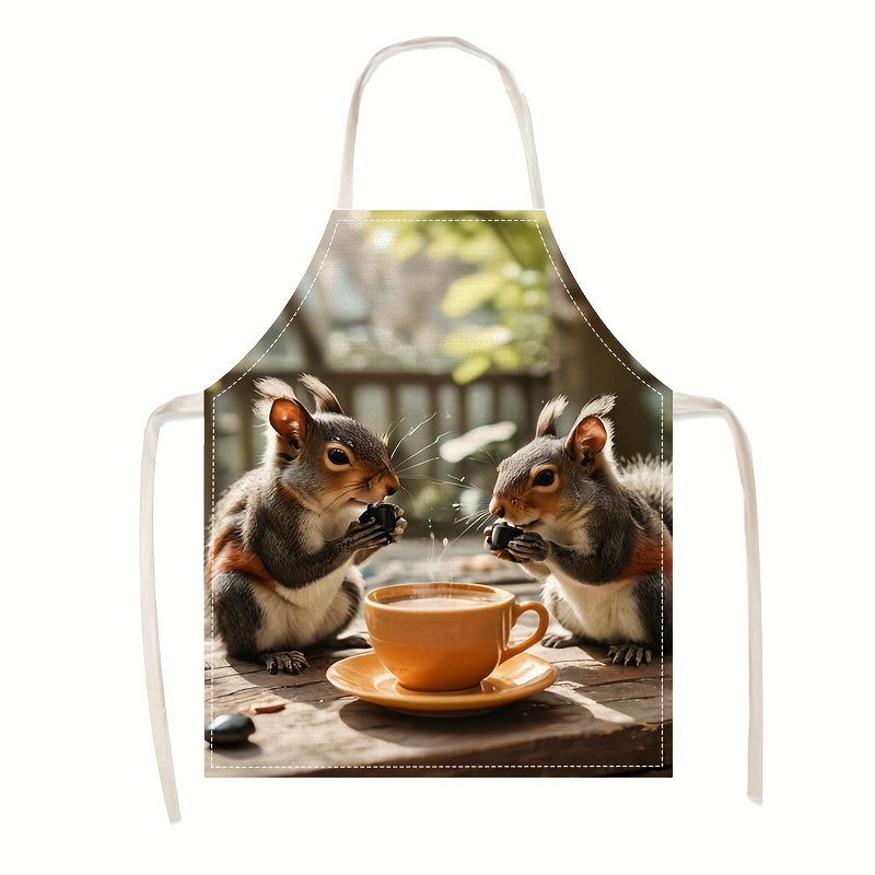 Delantal de Lino con Estampado - Kitchen Baking Area Ideas reseña y precio