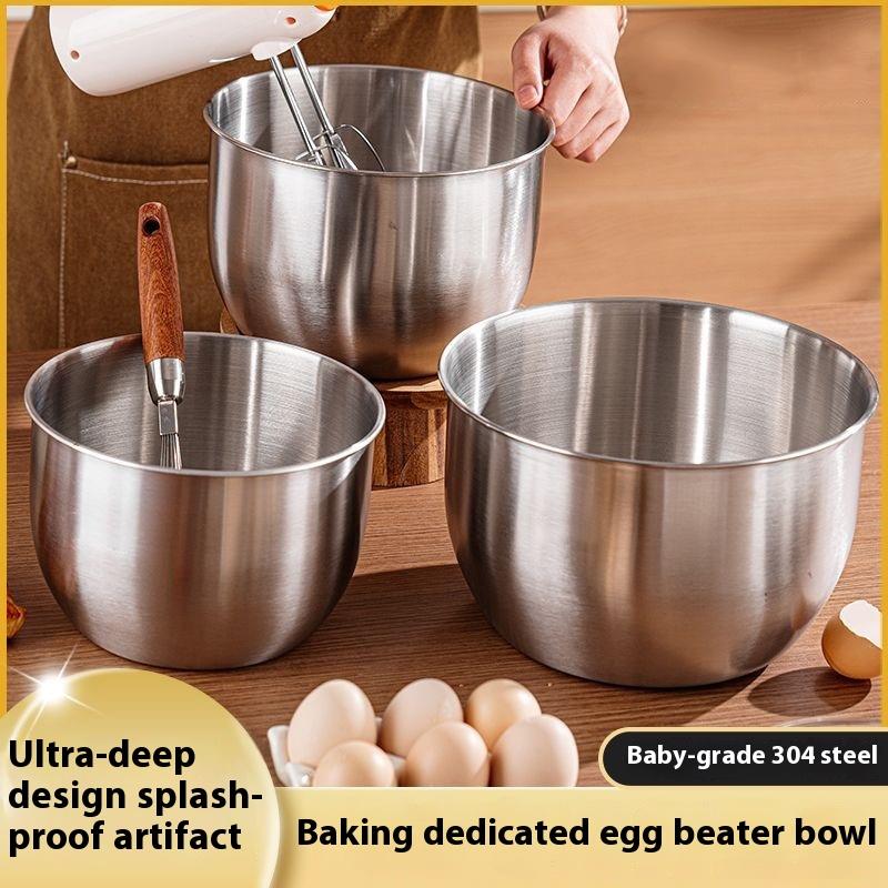 Tazón mezclador de acero inoxi - Kitchen Baking Containers reseña y precio