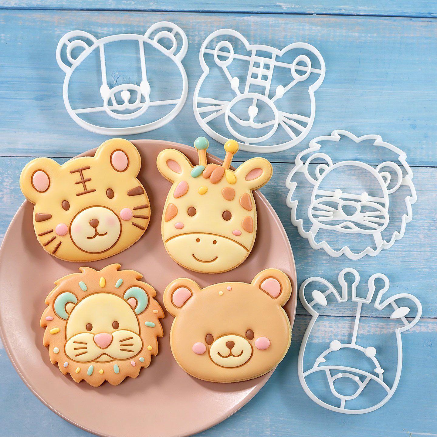 Juego de 4 Cortadores de Galle - Kitchen Baking Cookies reseña y precio