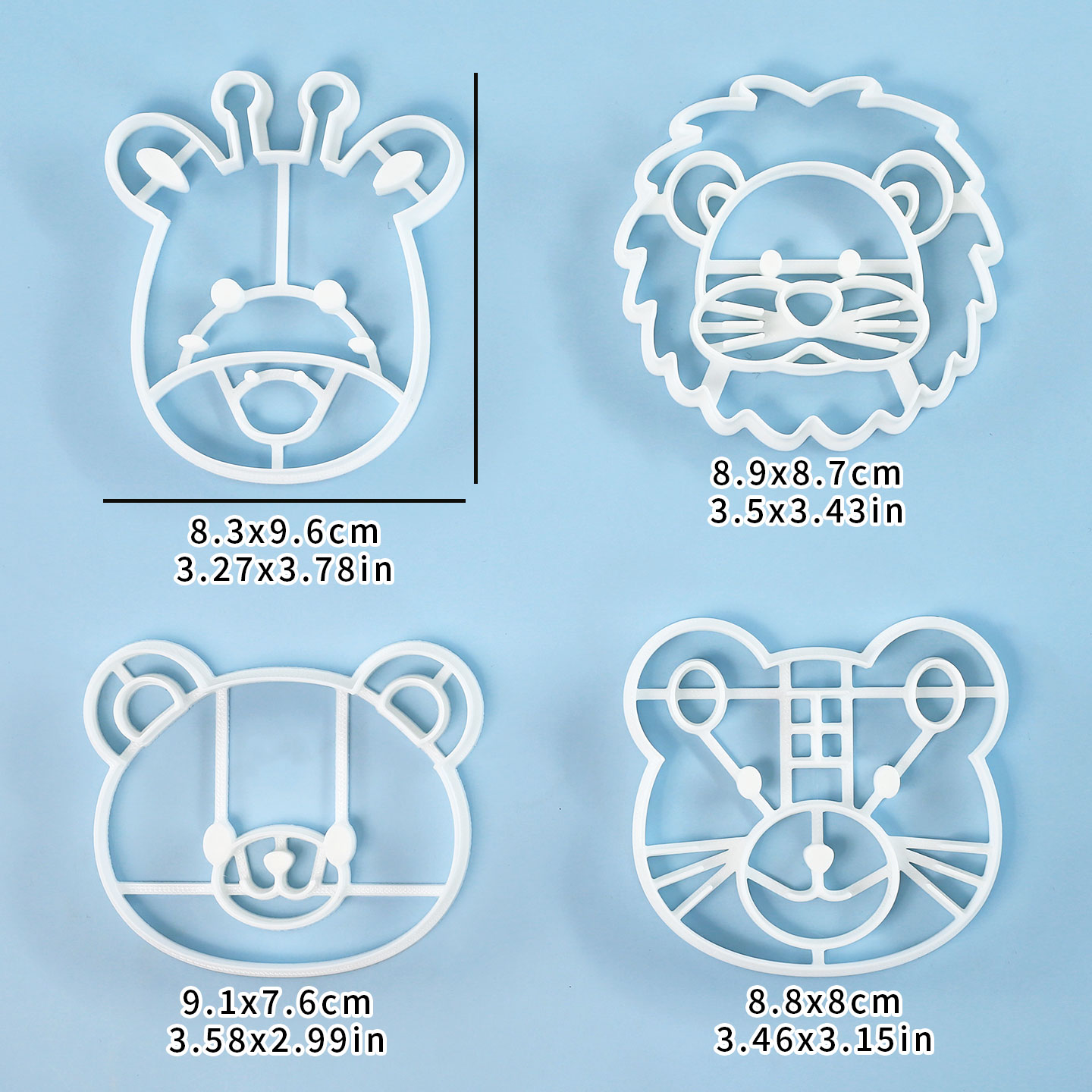 Juego de 4 Cortadores de Galle - Kitchen Baking Cookies reseña y precio