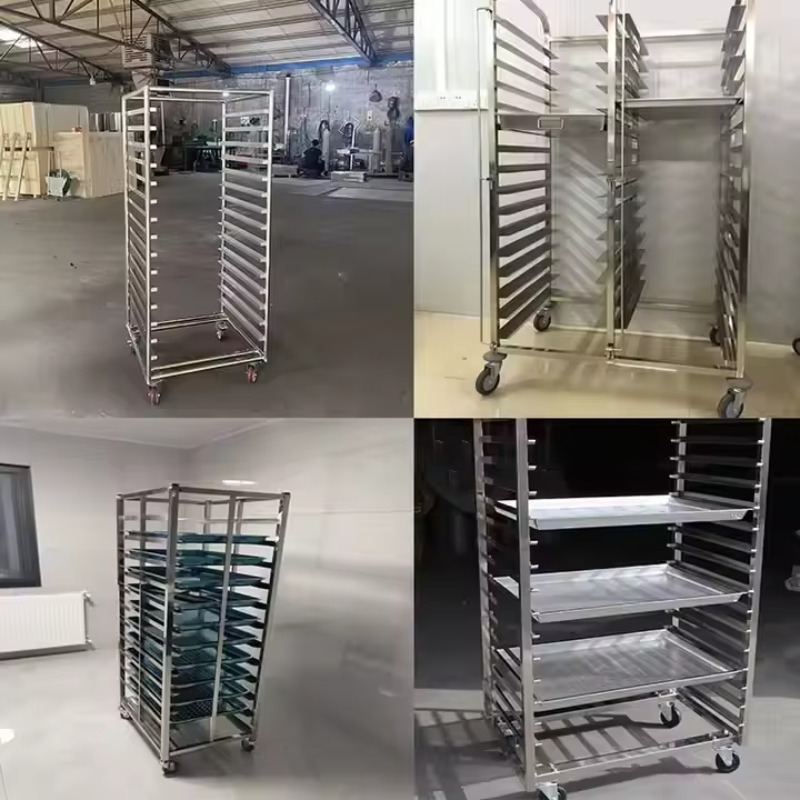 Carro para hornear de acero in - Kitchen Baking Cart reseña y precio