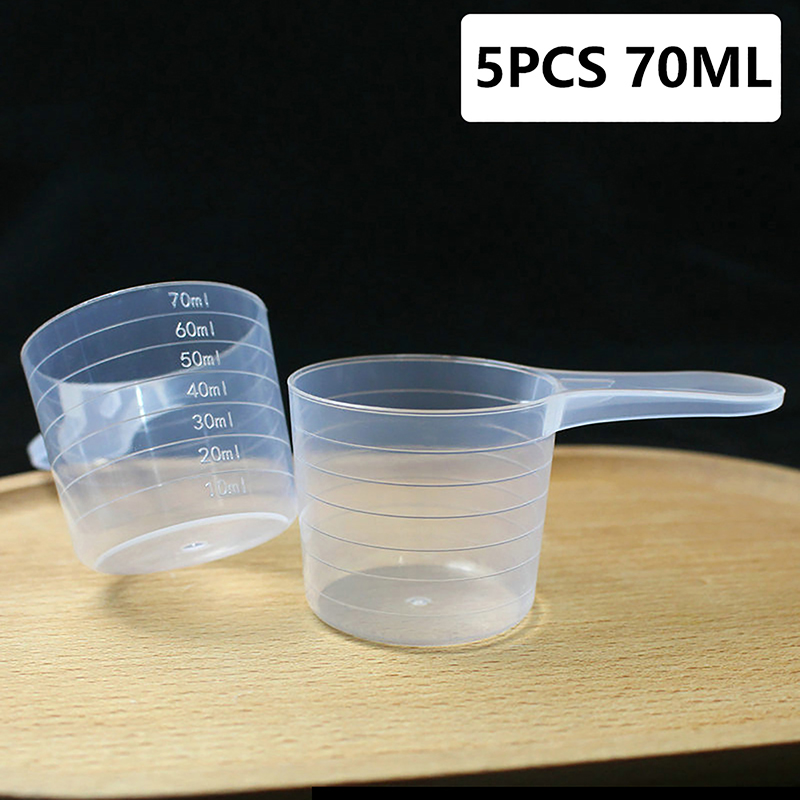 Taza medidora de plástico con  - Kitchen Baking Containers reseña y precio
