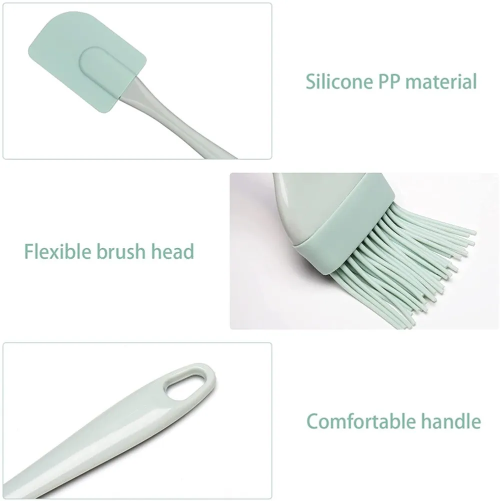 Espátula de silicona antiadher - Kitchen Baking Brush reseña y precio