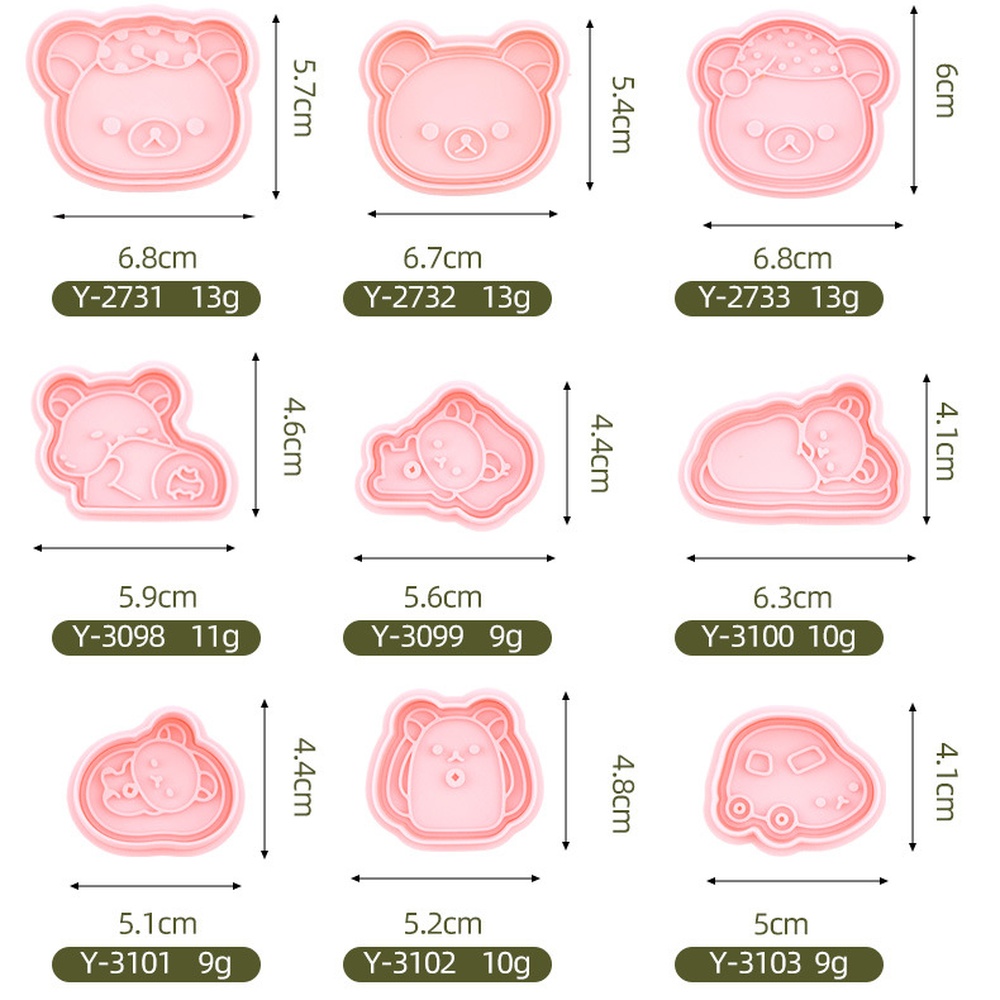 Molde de galletas de oso lindo - Kitchen Baking Area Ideas reseña y precio