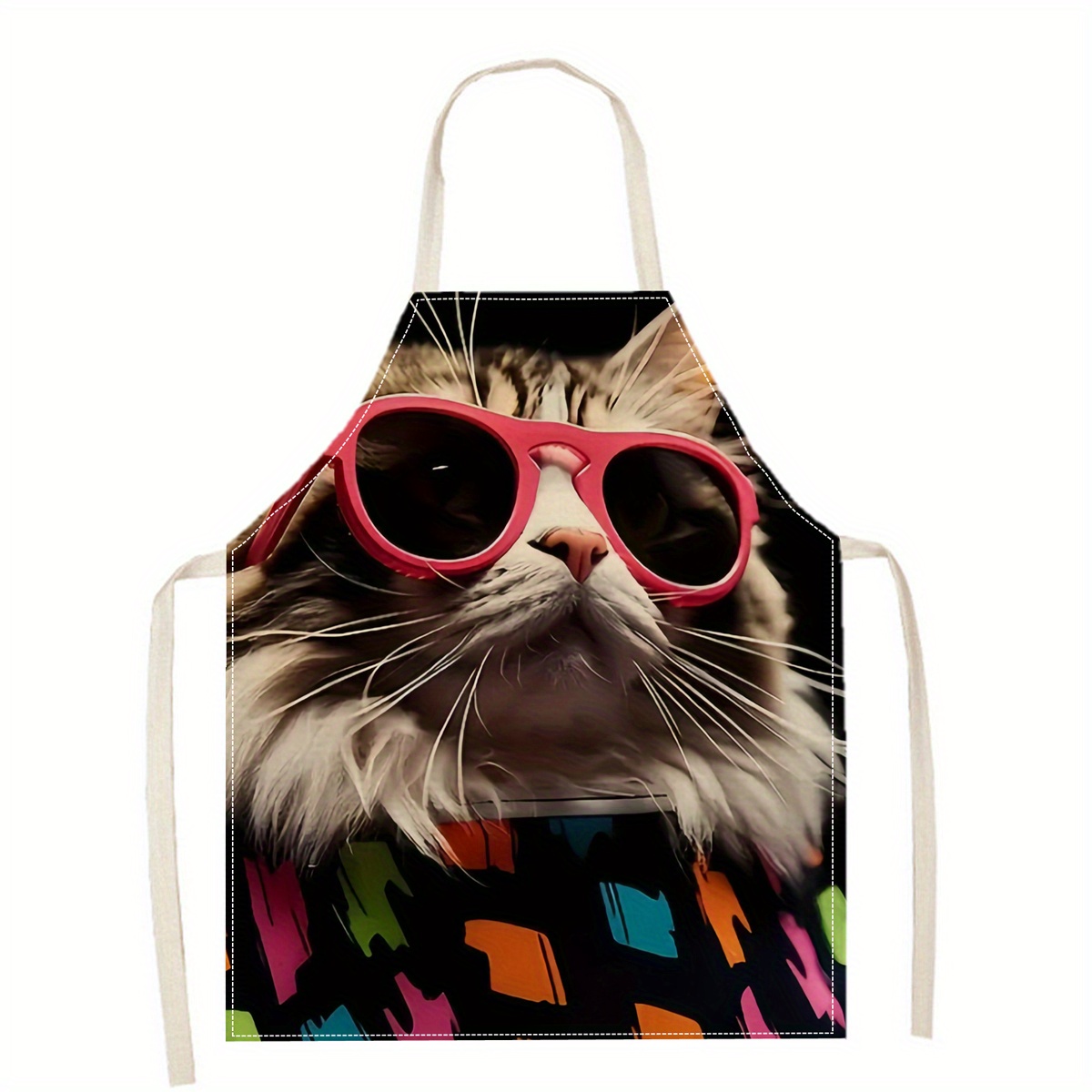 Delantal de Lino con Estampado - Kitchen Baking Area Ideas reseña y precio